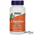 NOW L-OptiZinc 30 mg + Copper - 100 вег.капсул