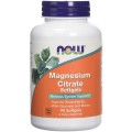 NOW Magnesium Citrate - 90 гел.капсул