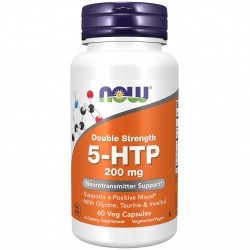NOW 5-HTP 200 mg - 60 вег.капсул 