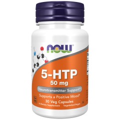 5-Гидрокситриптофан NOW 5-HTP 50 mg - 30 вег.капсул