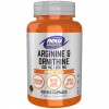 NOW Arginine & Ornithine - 100 вег.капсул (фото-0)