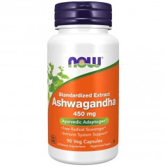 Отзывы Ашвагандха NOW Ashwagandha Extract 450 mg - 90 вег.капсул