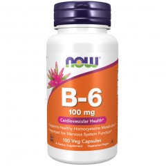 Витамин Б6 NOW B-6 100 mg - 100 вег.капсул