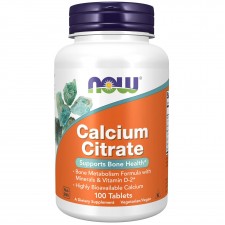 NOW Calcium Citrate W/Min - 100 таблеток