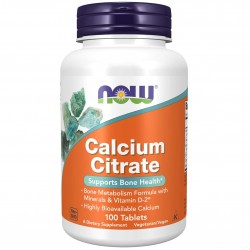 NOW Calcium Citrate W/Min - 100 таблеток