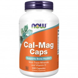NOW Calcium & Magnesium Caps - 240 капсул