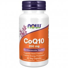 NOW CoQ10 200 mg - 60 вег.капсул