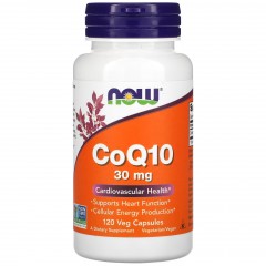 Коэнзим Q10 NOW CoQ10 30 mg - 120 вег. капсул