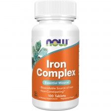 NOW Iron Complex - 100 таблеток