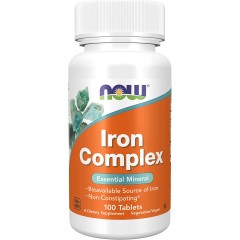 Отзывы NOW Iron Complex - 100 таблеток
