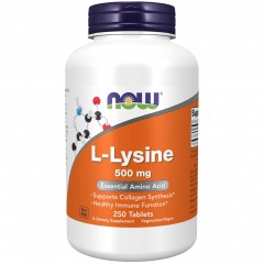 Отзывы NOW L-Lysine 500 mg - 250 таблеток