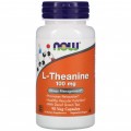 NOW L-Theanine 100 mg - 90 вег.капсул