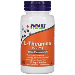 Отзывы NOW L-Theanine 100 mg - 90 вег.капсул