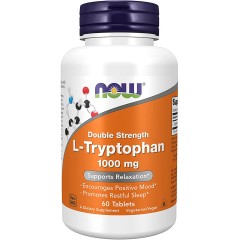 Л-Триптофан NOW L-Tryptophan 1000 mg - 60 таблеток