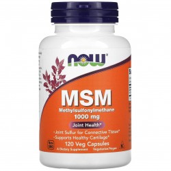 NOW MSM 1000 mg - 120 вег.капсул