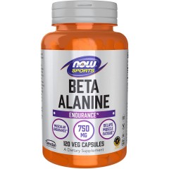 NOW Beta-Alanine 750 mg - 120 вег.капсул