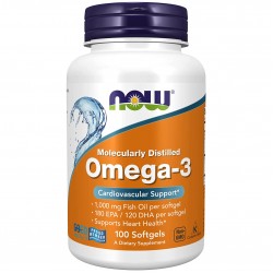 NOW Omega-3 1000 mg - 100 гел.капсул
