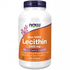 Отзывы Соевый лецитин NOW Soybean Lecithin 1200 mg - 200 гел.капсул