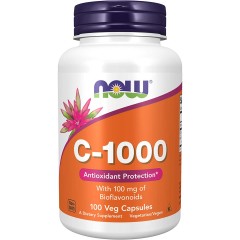 Отзывы NOW Vitamin C-1000 with Bioflavonoids - 100 вег.капсул