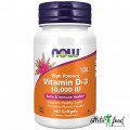 NOW Vitamin D3 10000 IU - 240 гелевых капсул