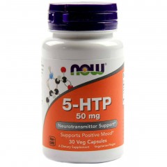 5-Гидрокситриптофан NOW 5-HTP 50 mg - 30 вег.капсул