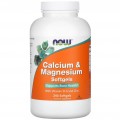 NOW Calcium & Magnesium - 240 капсул