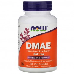 NOW DMAE 250 mg - 100 капсул