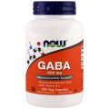 NOW GABA 500 mg + B-6 - 200 капсул
