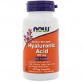 NOW Hyaluronic Acid Double Strenght 100 mg - 60 вег.капсул