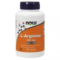 Л-Аргинин NOW L-Arginine 500 mg - 100 капсул