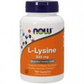 NOW L-Lysine 500 mg - 100 капсул