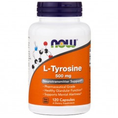 NOW L-Tyrosine 500 mg - 120 капсул