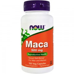Мака перуанская NOW Maca 500 mg - 100 капсул