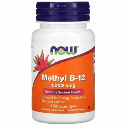 NOW Methyl B-12 1000 mcg - 100 леденцов
