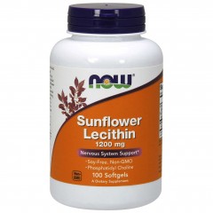 Отзывы NOW Sunflower Lecithin 1200 mg - 100 гел.капсул