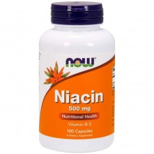 NOW Niacin 500 mg - 100 капсул