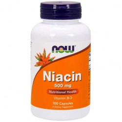 NOW Niacin 500 mg - 100 капсул