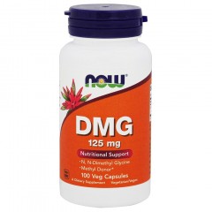 Диметилглицин Now DMG (Dimethylglycine) 125 mg - 100 вег.капсул