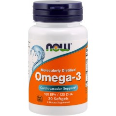 NOW Omega-3 1000 mg - 30 капсул