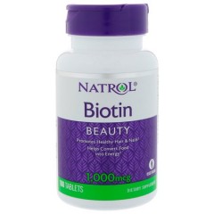 Отзывы Natrol Biotin 1000 мкг - 100 таблеток