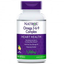 Омега Natrol Omega 3-6-9 Complex - 60 капсул