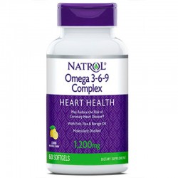 Омега Natrol Omega 3-6-9 Complex - 60 капсул