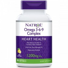 Омега Natrol Omega 3-6-9 Complex - 90 гел.капсул