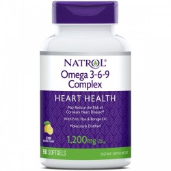 Омега Natrol Omega 3-6-9 Complex - 90 гел.капсул