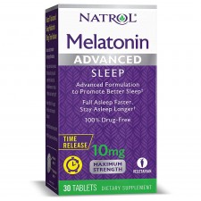 Мелатонин Natrol Melatonin Advanced Sleep Time Release 10 mg - 30 таблеток