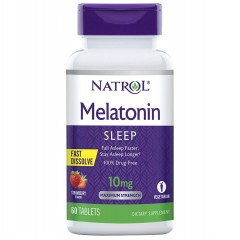 Natrol Melatonin 10 mg Fast Dissolve - 60 таблеток