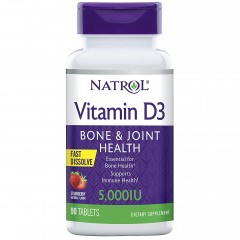 Отзывы Витамин Д3 125 мкг Natrol Vitamin D3 Fast Dissolve 5000 МЕ - 90 таблеток