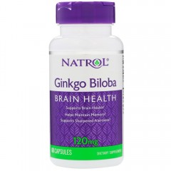 Отзывы Гинкго билоба Natrol Ginkgo Biloba 120 mg - 60 капсул