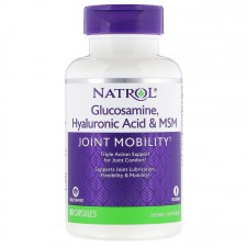 Natrol Hyaluronic Acid MSM Glucosamine - 90 капсул