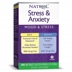 Natrol Stress & Anxiety Day & Night - 20 таблеток